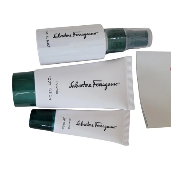 NEW Ferragamo Turkish Airlines Convivio First Class Pink Amenity Kit Clutch Bag - Picture 6 of 6